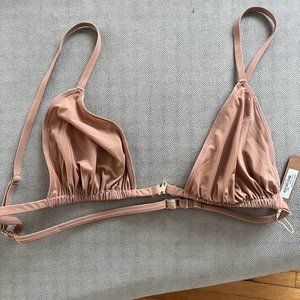 Skims JELLY SHEER TRIANGLE BRALETTE size large, NWT